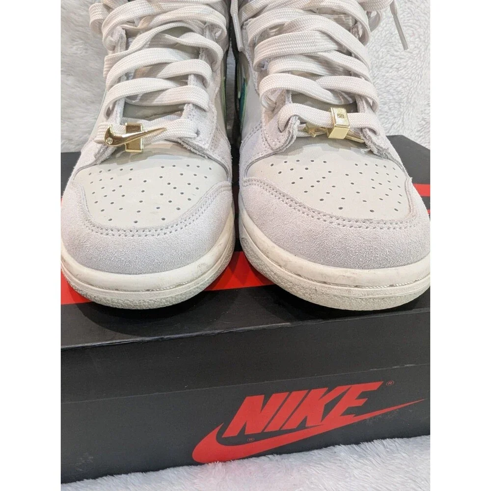 Nike Dunk High “First Use Sail” (GS Size 5Y) DD0733-001- Authenticated
